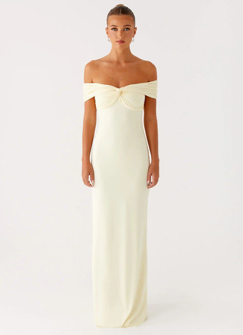 Countless Maxi Dress - Yellow