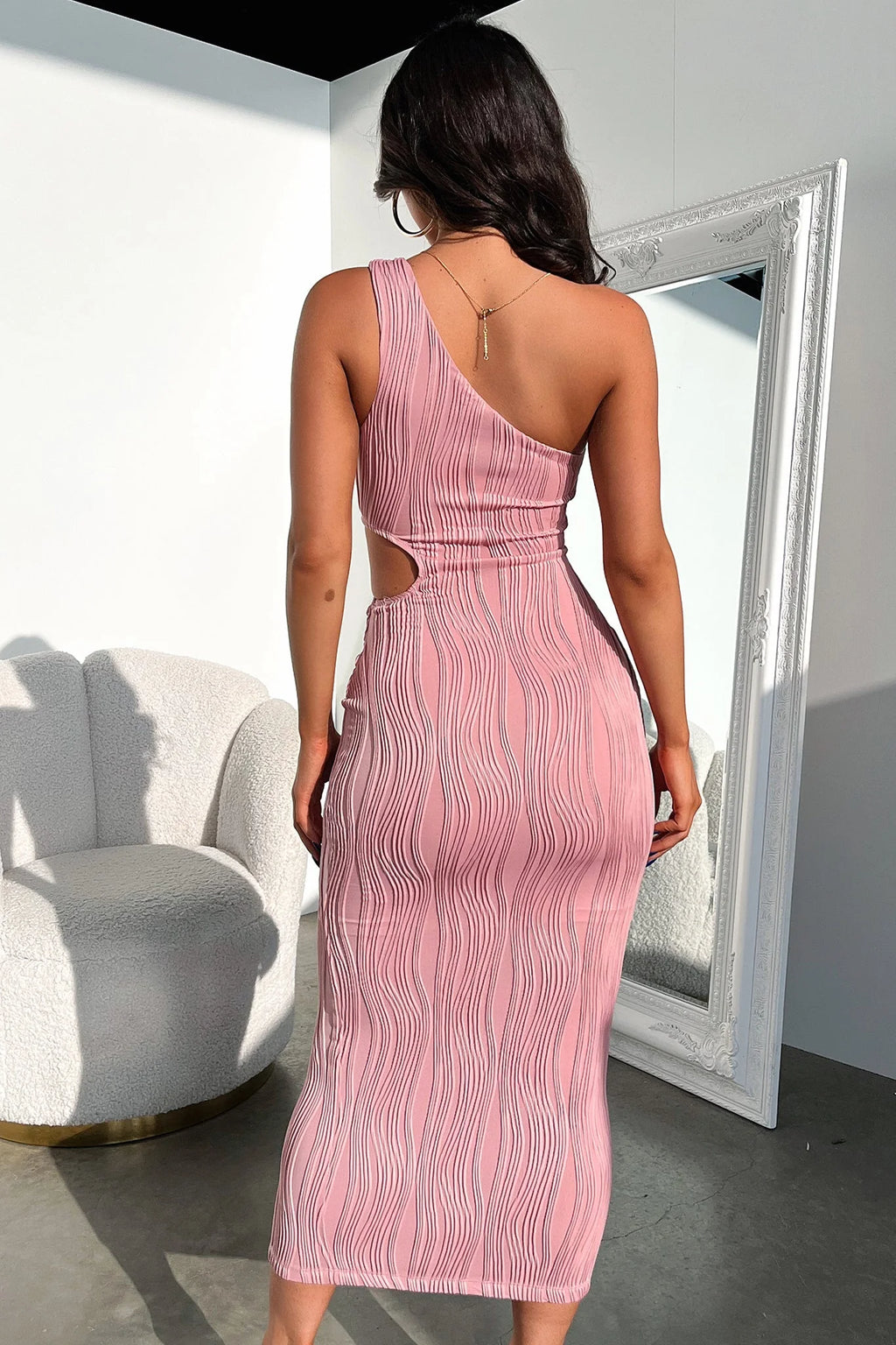 Trami Midi Dress - Pink