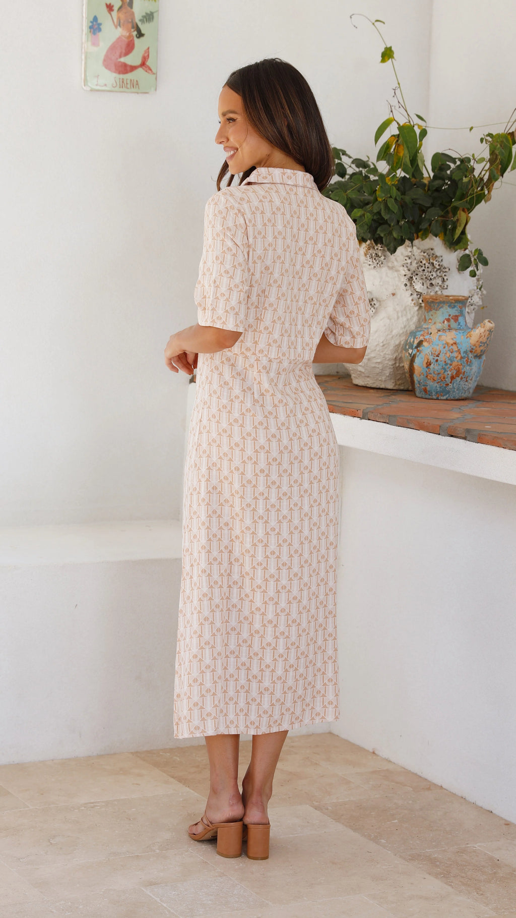 Ginny Midi Dress - Ginny Print