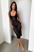 Mallena Midi Dress - Black